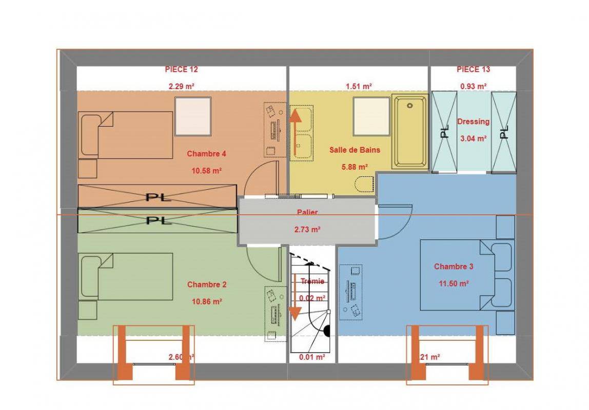 Programme terrain + maison à Longuesse en Val-d'Oise (95) de 328 m² à vendre au prix de 122000€ - 4