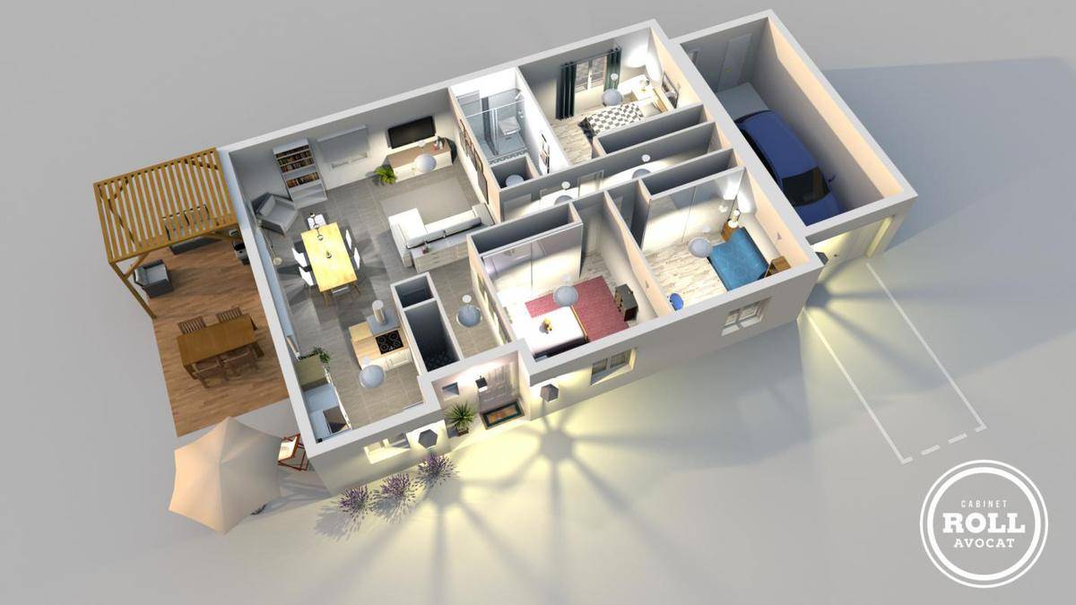 Programme terrain + maison à Manosque en Alpes-de-Haute-Provence (04) de 91 m² à vendre au prix de 349500€ - 4