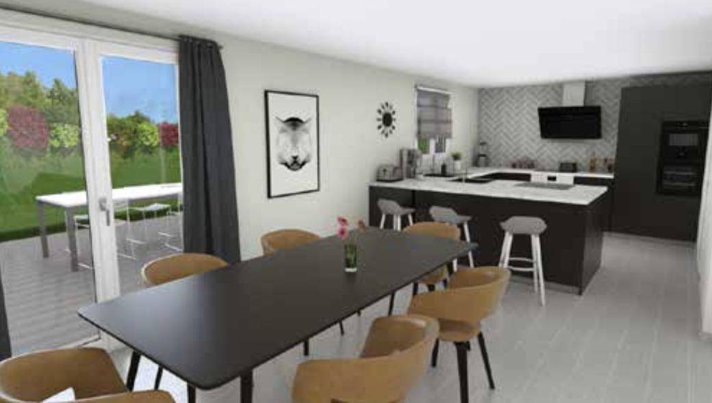Programme terrain + maison à Montfermeil en Seine-Saint-Denis (93) de 509 m² à vendre au prix de 380693€ - 2