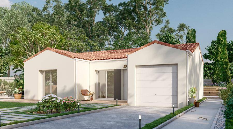 Programme terrain + maison à Pont-l'Abbé-d'Arnoult en Charente-Maritime (17) de 750 m² à vendre au prix de 213650€ - 1