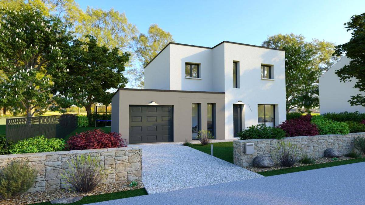 Programme terrain + maison à Saint-Germain-sur-Morin en Seine-et-Marne (77) de 101 m² à vendre au prix de 402300€ - 2