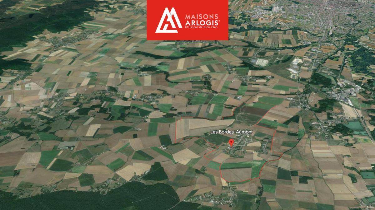 Terrain seul à Les Bordes-Aumont en Aube (10) de 1318 m² à vendre au prix de 80000€ - 2