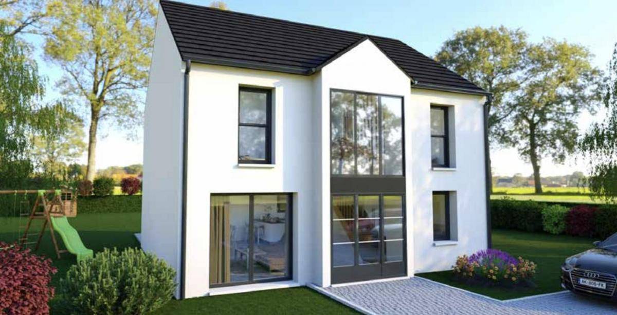 Programme terrain + maison à Crouy-sur-Ourcq en Seine-et-Marne (77) de 600 m² à vendre au prix de 312228€ - 1