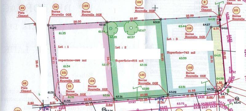 Terrain seul à Brionne en Eure (27) de 854 m² à vendre au prix de 36000€ - 2