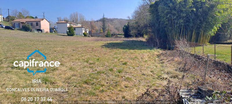 Terrain seul à Montaigu-de-Quercy en Tarn-et-Garonne (82) de 1524 m² à vendre au prix de 35500€ - 1