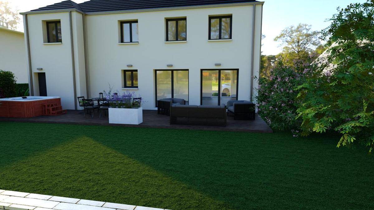 Programme terrain + maison à Crouy-sur-Ourcq en Seine-et-Marne (77) de 620 m² à vendre au prix de 462650€ - 2