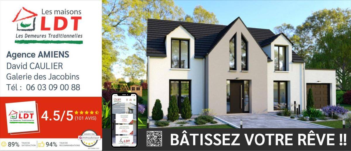 Programme terrain + maison à Cagny en Somme (80) de 83 m² à vendre au prix de 263000€ - 4