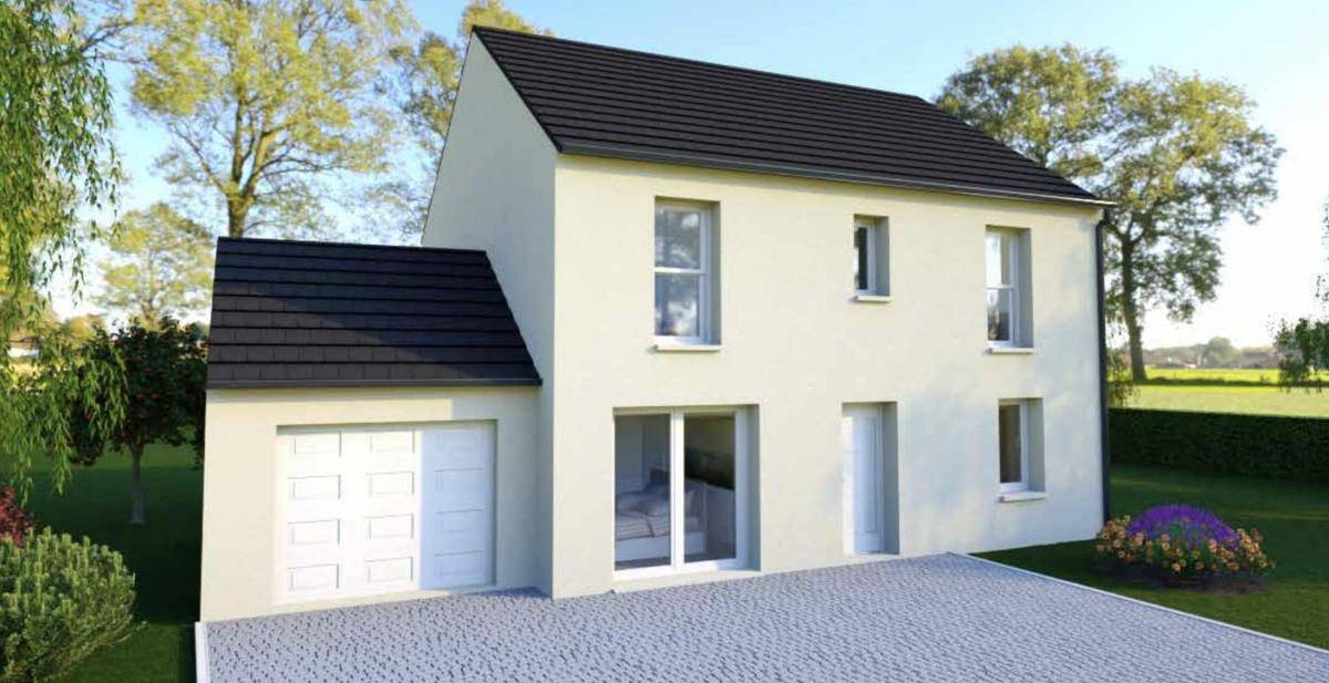 Programme terrain + maison à Coubron en Seine-Saint-Denis (93) de 294 m² à vendre au prix de 409101€ - 1