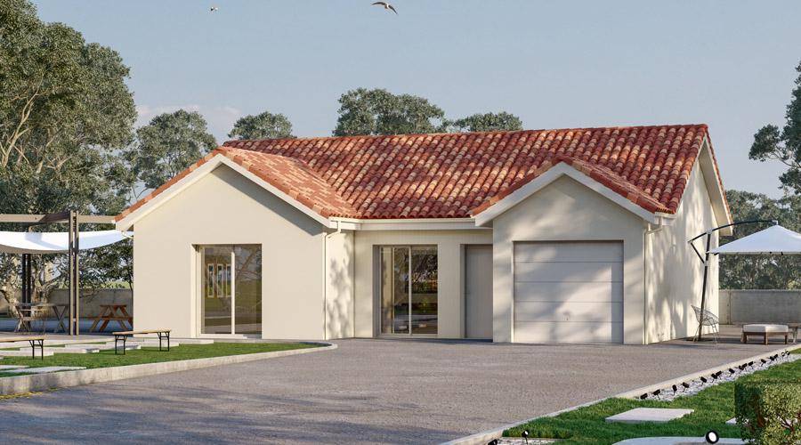 Programme terrain + maison à La Plaine en Maine-et-Loire (49) de 765 m² à vendre au prix de 196000€ - 1