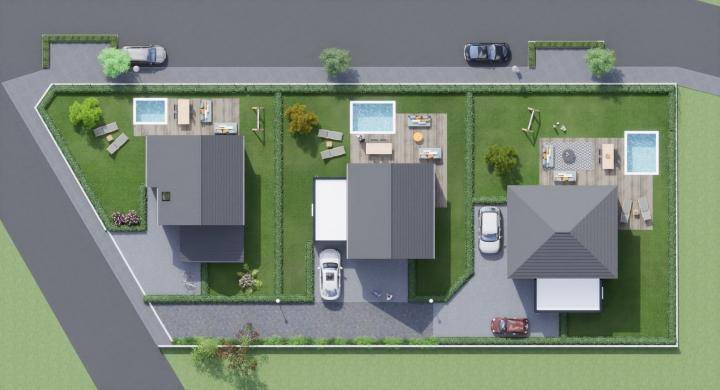 Programme terrain + maison à Cernay en Haut-Rhin (68) de 457 m² à vendre au prix de 409600€ - 3