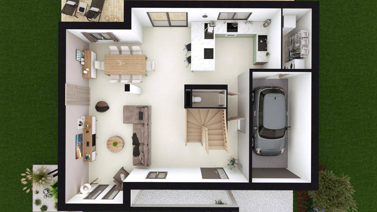Programme terrain + maison à Vigneux-sur-Seine en Essonne (91) de 400 m² à vendre au prix de 482500€ - 3