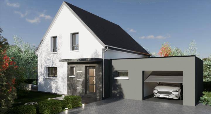Programme terrain + maison à Bernwiller en Haut-Rhin (68) de 432 m² à vendre au prix de 312500€ - 2