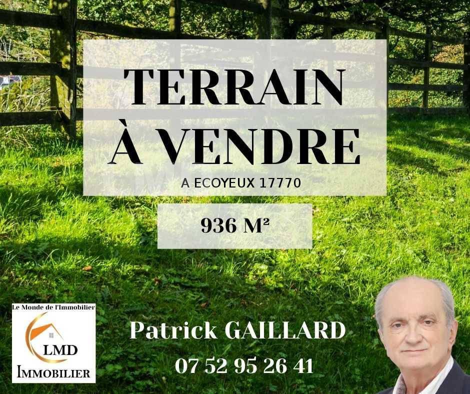 Terrain seul à Écoyeux en Charente-Maritime (17) de 936 m² à vendre au prix de 36260€