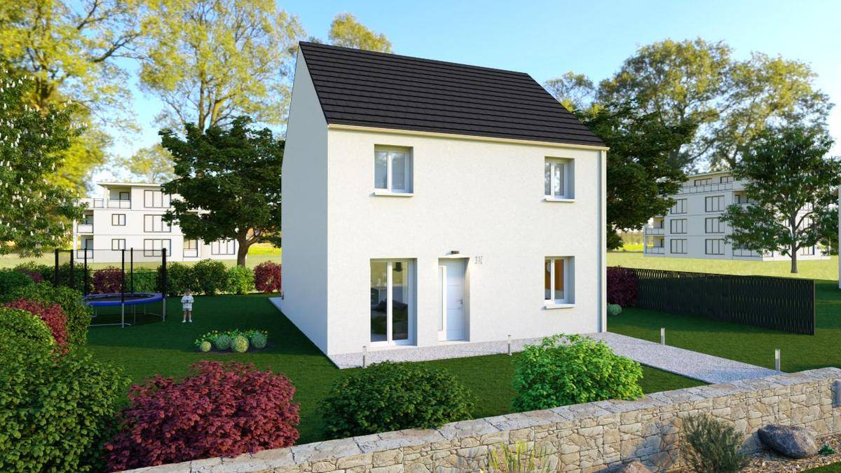 Programme terrain + maison à Montfort-l'Amaury en Yvelines (78) de 343 m² à vendre au prix de 346300€ - 1