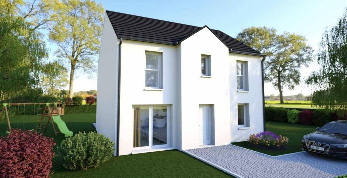 Programme terrain + maison à Montfermeil en Seine-Saint-Denis (93) de 552 m² à vendre au prix de 373743€ - 1