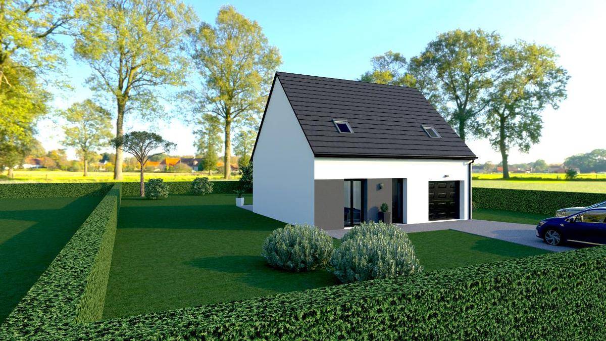 Programme terrain + maison à Lamotte-Brebière en Somme (80) de 722 m² à vendre au prix de 240000€ - 3