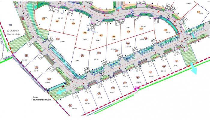 Terrain seul à Valognes en Manche (50) de 272 m² à vendre au prix de 37600€