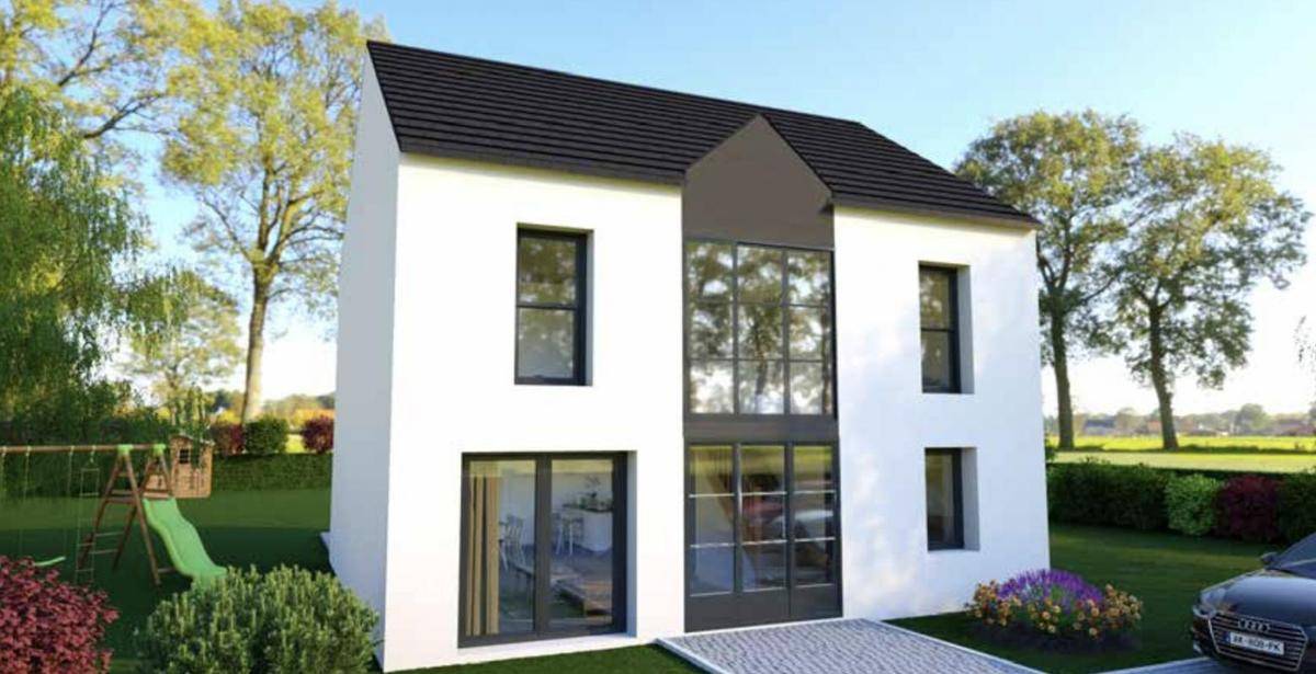 Programme terrain + maison à Crouy-sur-Ourcq en Seine-et-Marne (77) de 614 m² à vendre au prix de 302801€ - 1