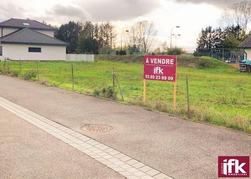 Terrain seul à Oberhergheim en Haut-Rhin (68) de 567 m² à vendre au prix de 129000€ - 1