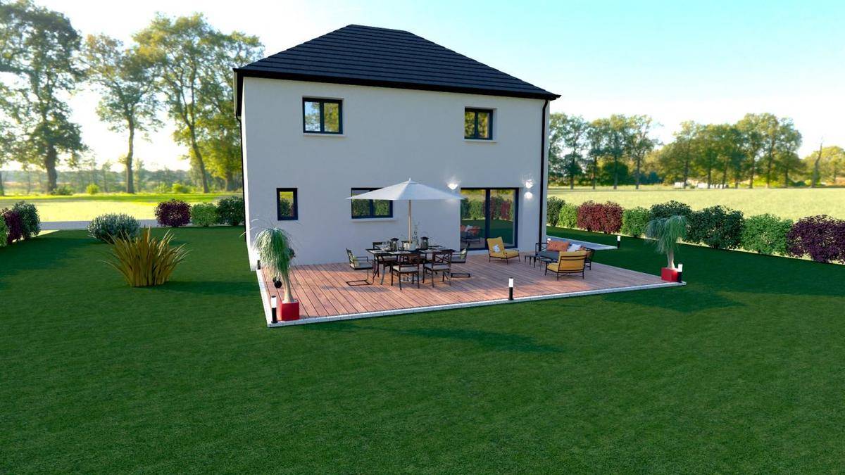 Programme terrain + maison à Cagny en Somme (80) de 127 m² à vendre au prix de 304825€ - 2
