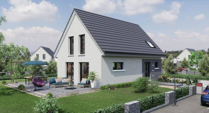 Programme terrain + maison à Saverne en Bas-Rhin (67) de 500 m² à vendre au prix de 337120€ - 1