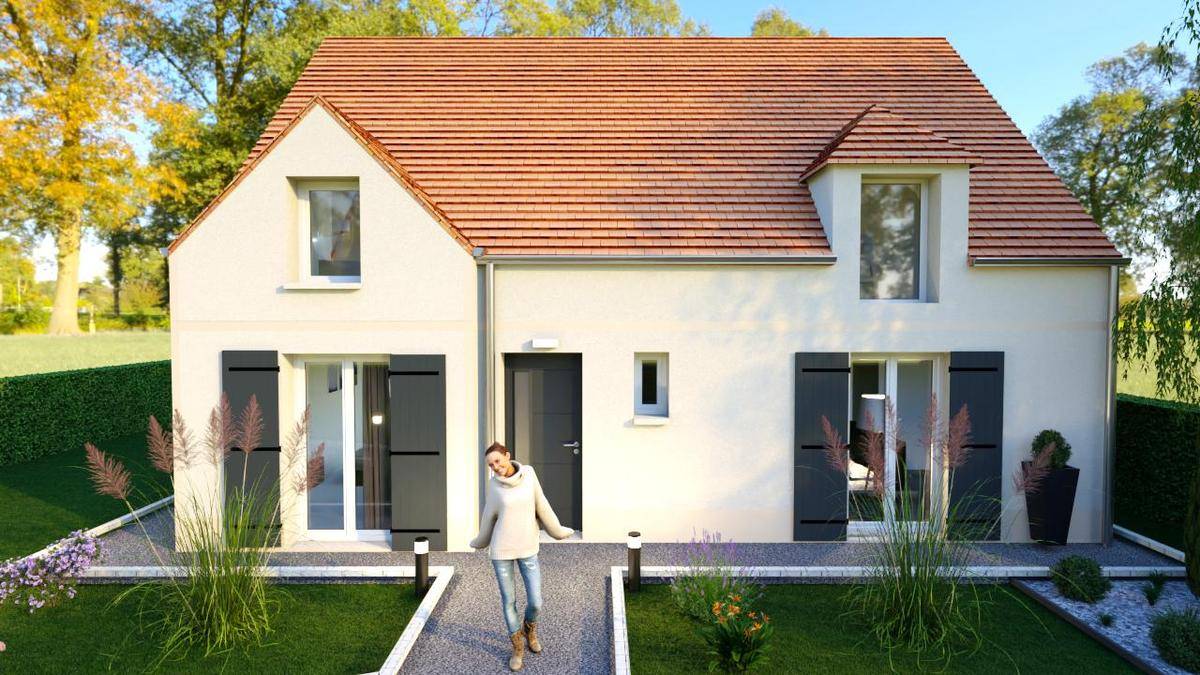Programme terrain + maison à Seraincourt en Val-d'Oise (95) de 450 m² à vendre au prix de 398000€ - 1