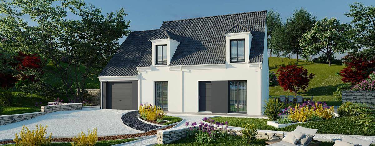 Programme terrain + maison à Morainvilliers en Yvelines (78) de 868 m² à vendre au prix de 460900€ - 1