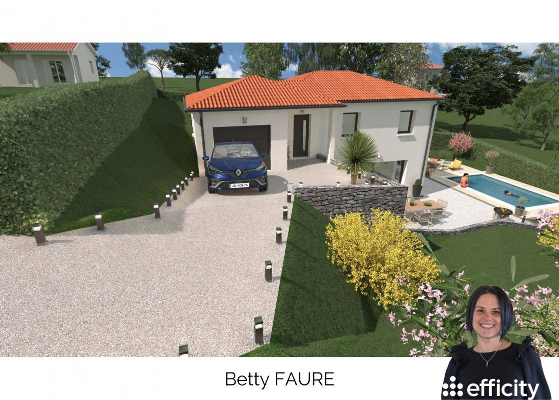 Terrain seul à Unieux en Loire (42) de 763 m² à vendre au prix de 90000€ - 1