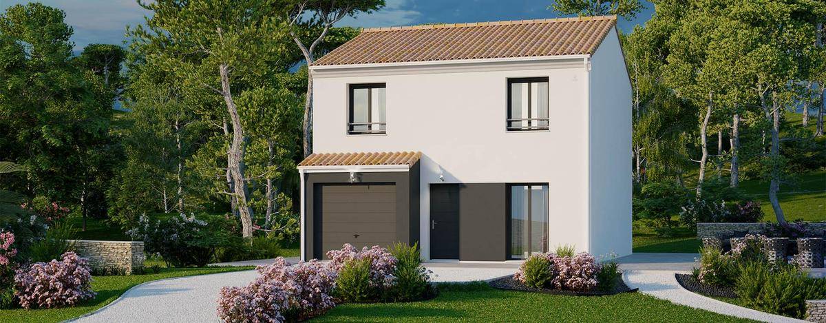 Programme terrain + maison à Puilboreau en Charente-Maritime (17) de 283 m² à vendre au prix de 341700€ - 1