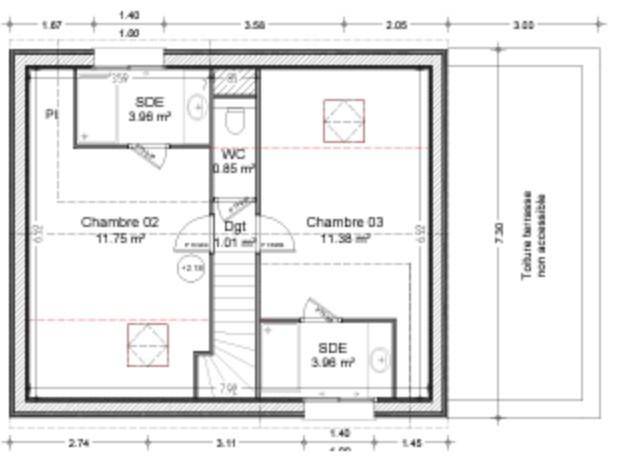 Programme terrain + maison à Le Pouliguen en Loire-Atlantique (44) de 103 m² à vendre au prix de 832000€ - 2