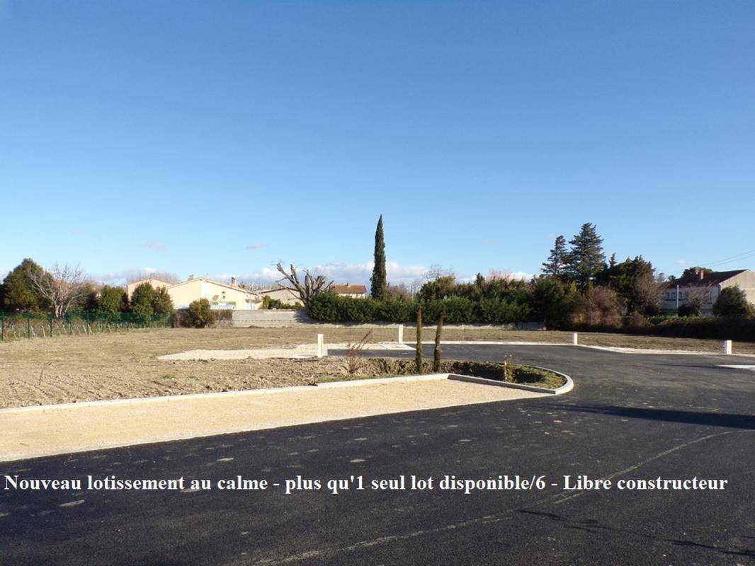 Terrain seul à Camaret-sur-Aigues en Vaucluse (84) de 470 m² à vendre au prix de 135000€ - 1