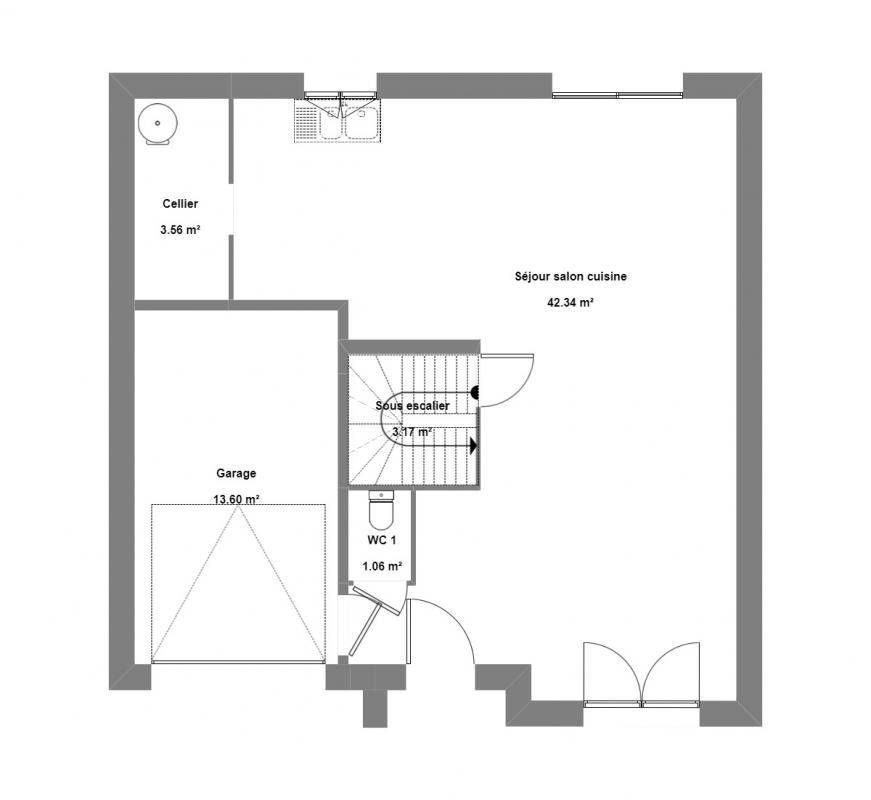 Programme terrain + maison à Champs-sur-Marne en Seine-et-Marne (77) de 400 m² à vendre au prix de 516851€ - 3
