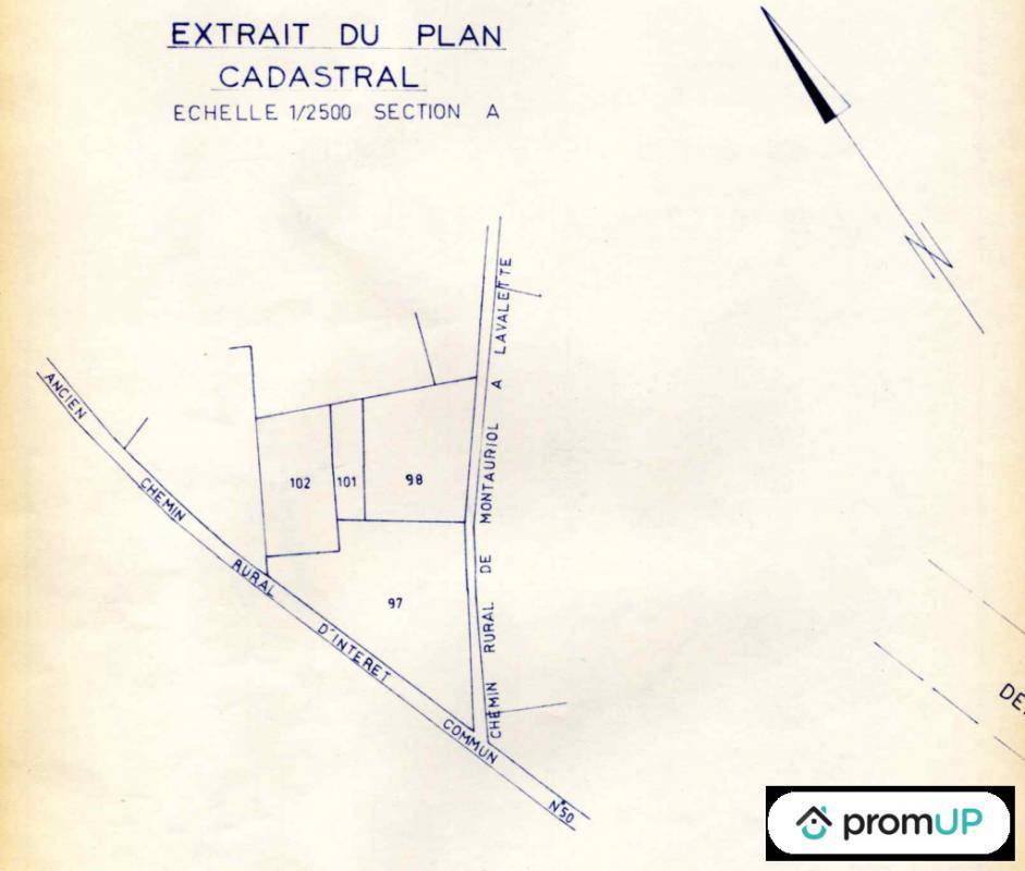 Terrain seul à Mons en Haute-Garonne (31) de 7103 m² à vendre au prix de 164000€ - 2