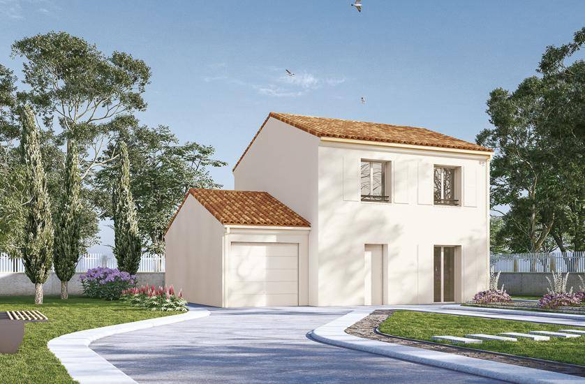 Programme terrain + maison à Loulay en Charente-Maritime (17) de 648 m² à vendre au prix de 203828€ - 1