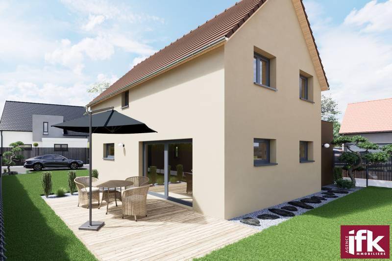 Programme terrain + maison à Jebsheim en Haut-Rhin (68) de 101 m² à vendre au prix de 299000€ - 1