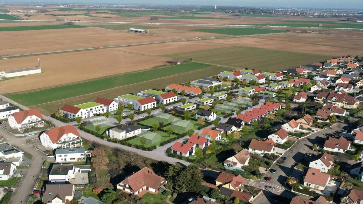 Terrain seul à Oberschaeffolsheim en Bas-Rhin (67) de 575 m² à vendre au prix de 316000€ - 1