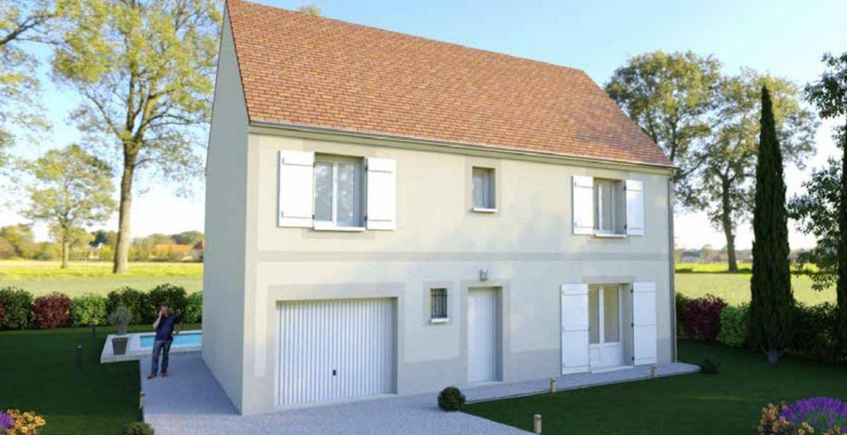 Programme terrain + maison à Doue en Seine-et-Marne (77) de 566 m² à vendre au prix de 322027€ - 1