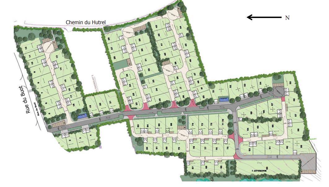 Terrain seul à Saint-Lô en Manche (50) de 231 m² à vendre au prix de 26000€ - 2