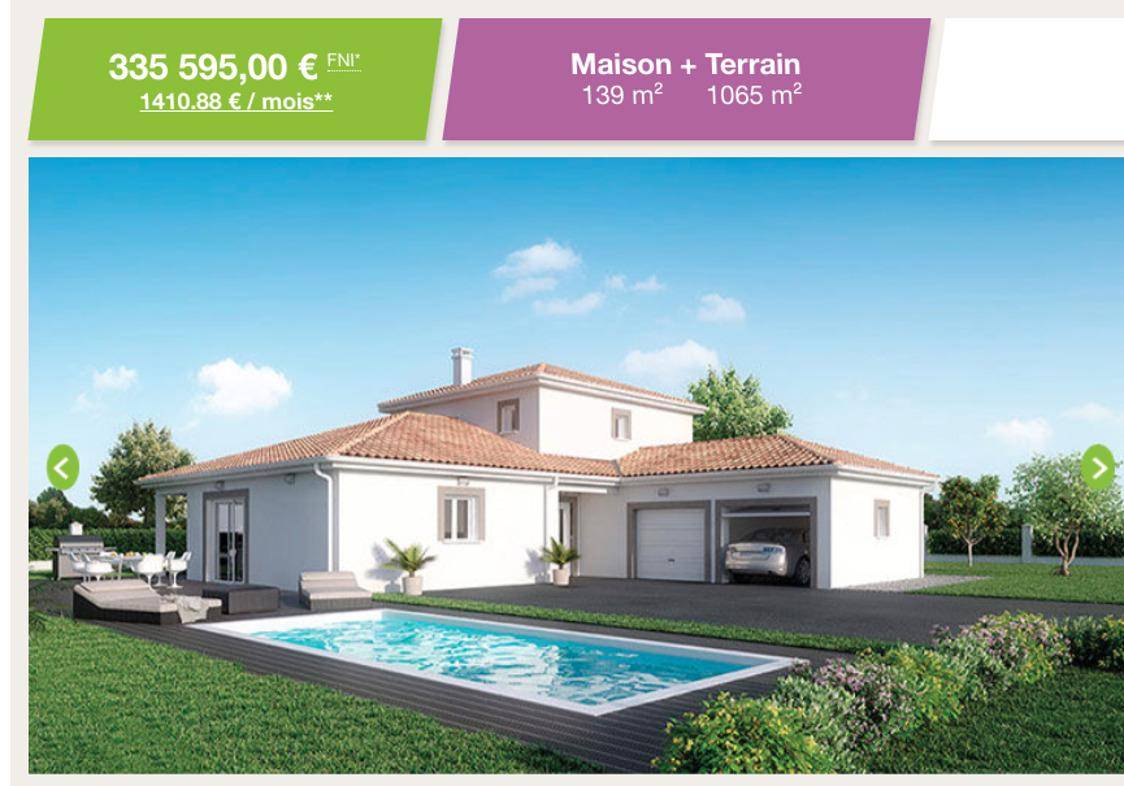 Terrain seul à Saint-Laurent-de-Chamousset en Rhône (69) de 1065 m² à vendre au prix de 119500€ - 2