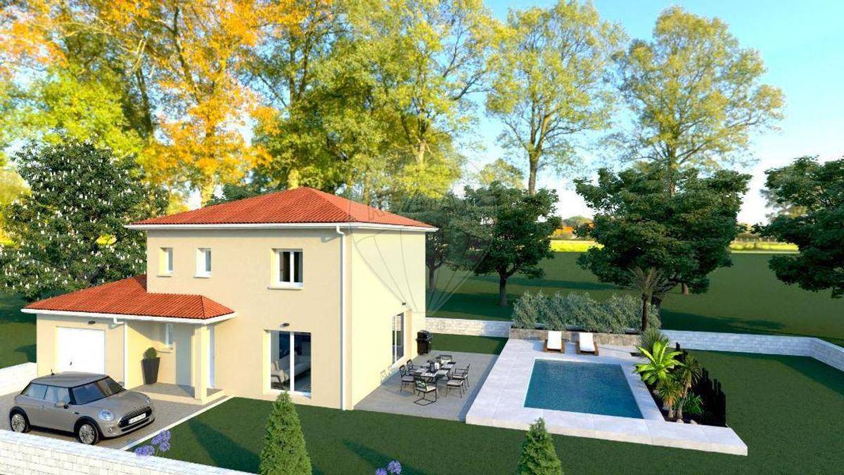 Terrain seul à Arnas en Rhône (69) de 565 m² à vendre au prix de 139000€ - 1