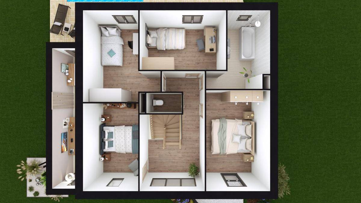 Programme terrain + maison à Vigneux-sur-Seine en Essonne (91) de 400 m² à vendre au prix de 482500€ - 4