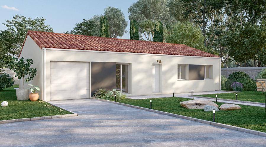 Programme terrain + maison à Saint-Just-Luzac en Charente-Maritime (17) de 531 m² à vendre au prix de 246445€ - 1