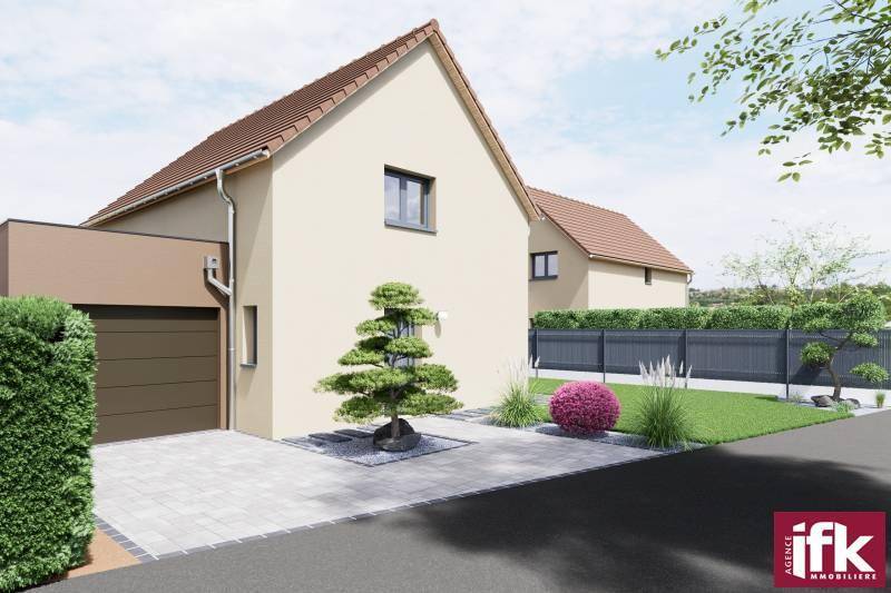 Programme terrain + maison à Colmar en Haut-Rhin (68) de 101 m² à vendre au prix de 299000€ - 1