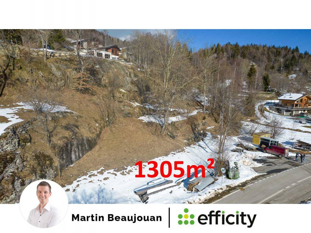 Terrain seul à Vallorcine en Haute-Savoie (74) de 1305 m² à vendre au prix de 99000€ - 1