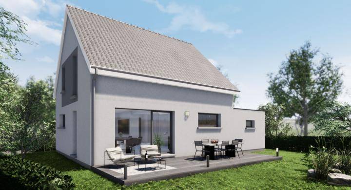 Programme terrain + maison à Morschwiller-le-Bas en Haut-Rhin (68) de 320 m² à vendre au prix de 366827€ - 2