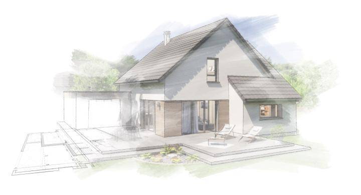 Programme terrain + maison à Carspach en Haut-Rhin (68) de 485 m² à vendre au prix de 319400€