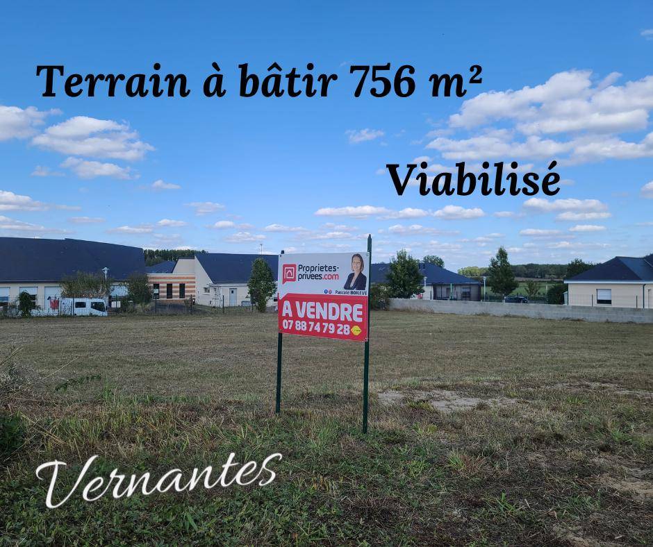 Terrain seul à Vernantes en Maine-et-Loire (49) de 756 m² à vendre au prix de 38800€ - 1