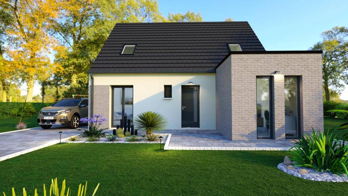 Programme terrain + maison à Nangis en Seine-et-Marne (77) de 94 m² à vendre au prix de 277600€ - 3