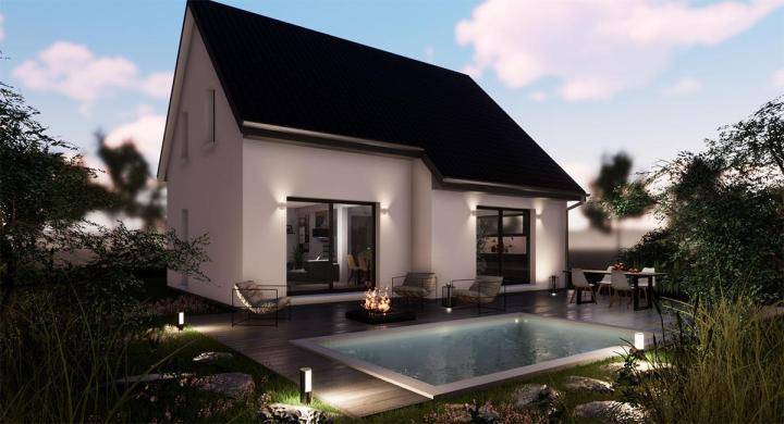 Programme terrain + maison à Jettingen en Haut-Rhin (68) de 1055 m² à vendre au prix de 500000€ - 1