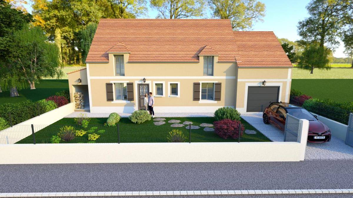 Programme terrain + maison à Seraincourt en Val-d'Oise (95) de 450 m² à vendre au prix de 504000€ - 1